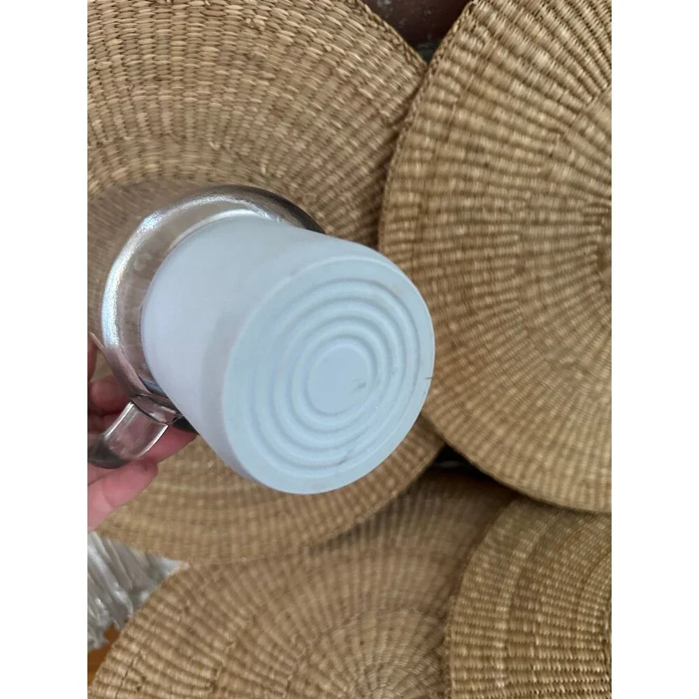 Glass cup with silicone holder